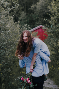 Udendøres couple fotosession
